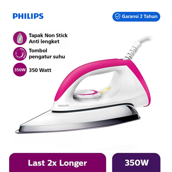Philips Setrika - HD1173/40 Pink